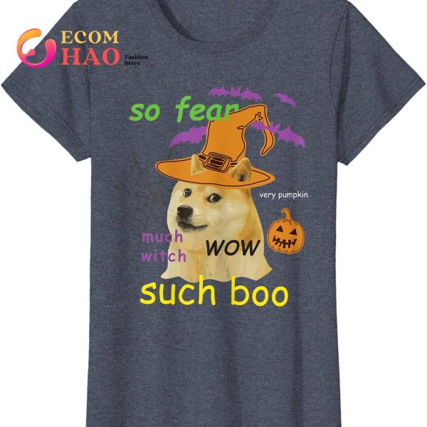 Halloween Doge Shirt Meme Costume T-Shirt