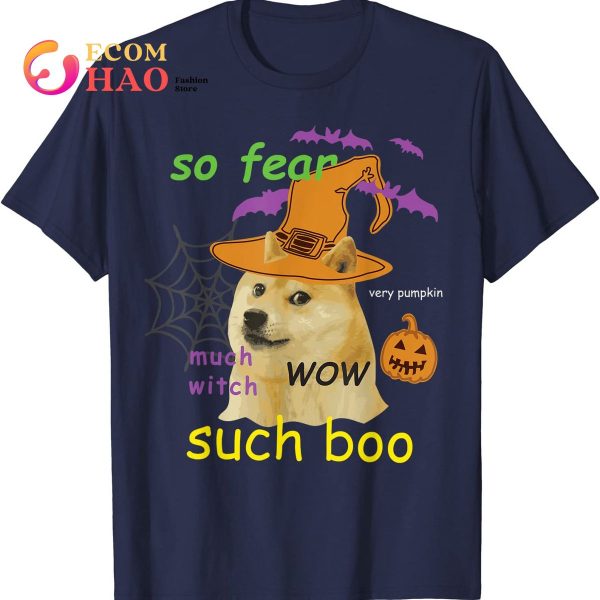 Halloween Doge Shirt Meme Costume T-Shirt