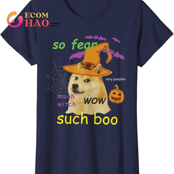 Halloween Doge Shirt Meme Costume T-Shirt