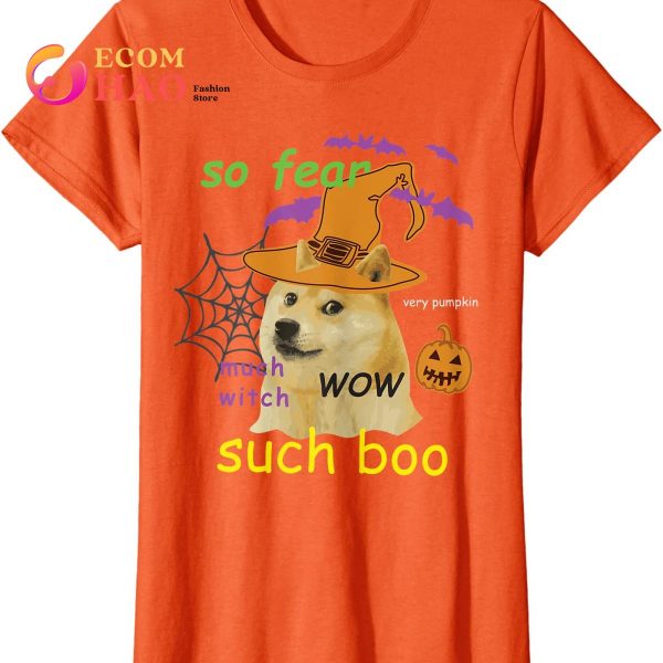 Halloween Doge Shirt Meme Costume T-Shirt