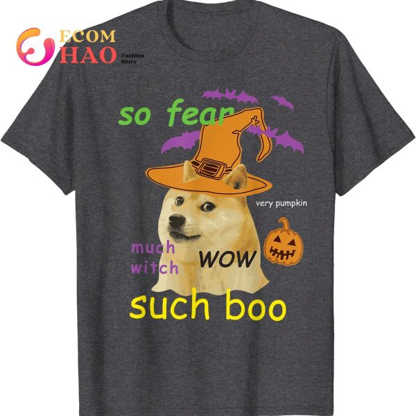 Halloween Doge Shirt Meme Costume T-Shirt