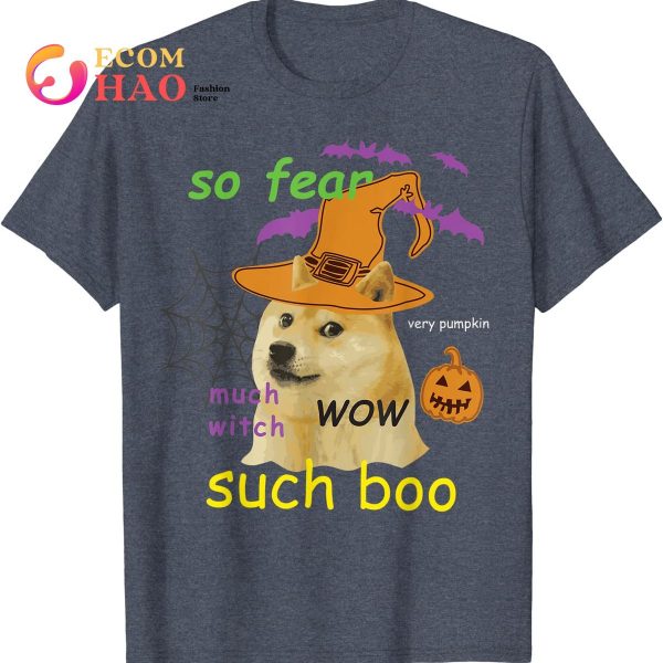 Halloween Doge Shirt Meme Costume T-Shirt