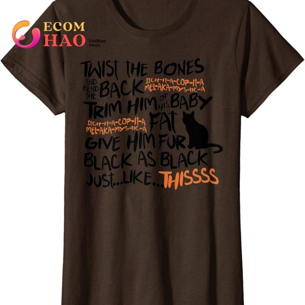 Happy Halloween 2021 Hocus Funny Pocus Twist The Bones T-Shirt