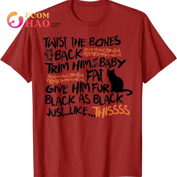 Happy Halloween 2021 Hocus Funny Pocus Twist The Bones T-Shirt