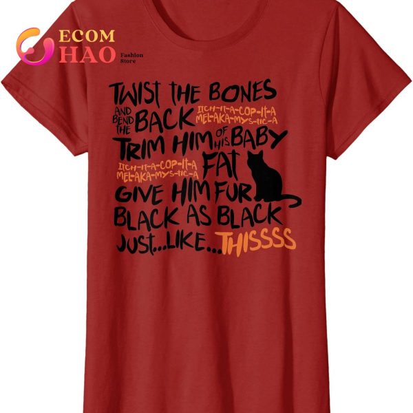 Happy Halloween 2021 Hocus Funny Pocus Twist The Bones T-Shirt