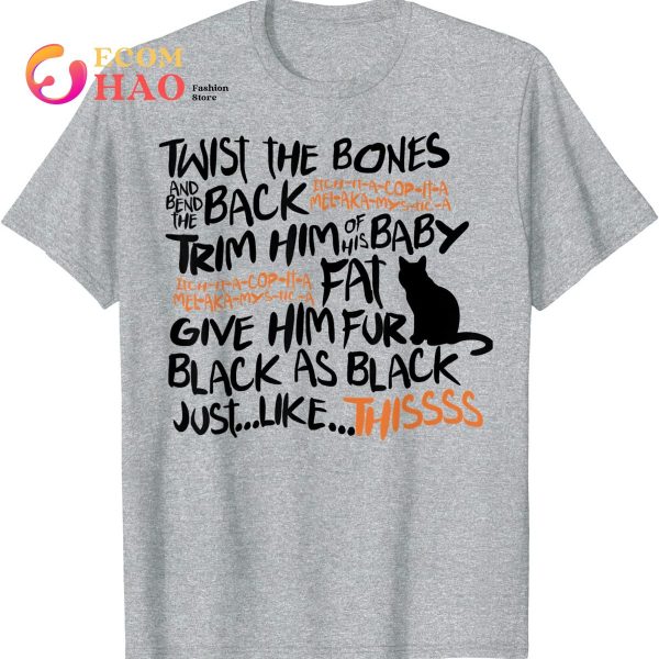 Happy Halloween 2021 Hocus Funny Pocus Twist The Bones T-Shirt