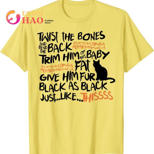 Happy Halloween 2021 Hocus Funny Pocus Twist The Bones T-Shirt