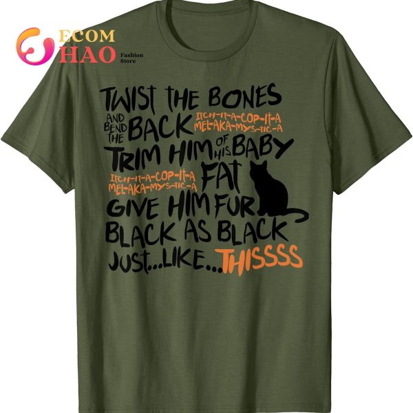 Happy Halloween 2021 Hocus Funny Pocus Twist The Bones T-Shirt