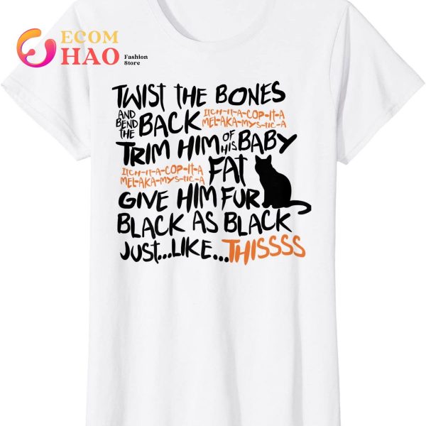 Happy Halloween 2021 Hocus Funny Pocus Twist The Bones T-Shirt