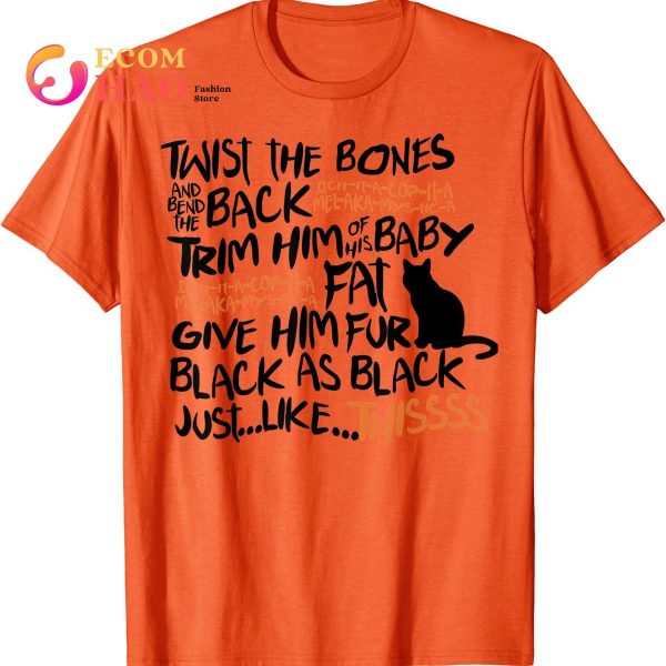 Happy Halloween 2021 Hocus Funny Pocus Twist The Bones T-Shirt