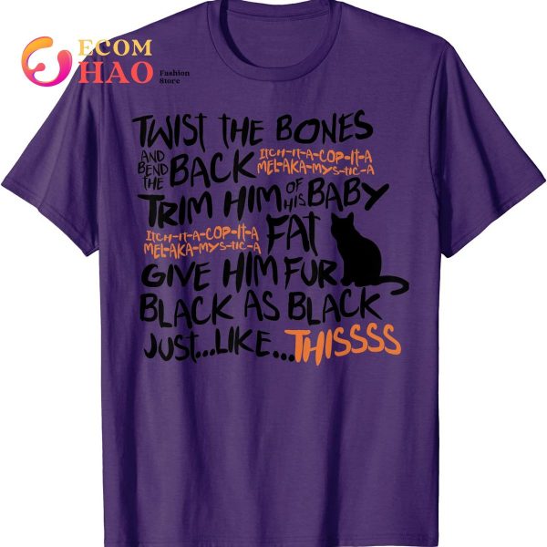 Happy Halloween 2021 Hocus Funny Pocus Twist The Bones T-Shirt