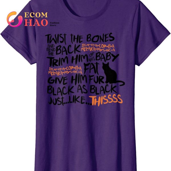Happy Halloween 2021 Hocus Funny Pocus Twist The Bones T-Shirt