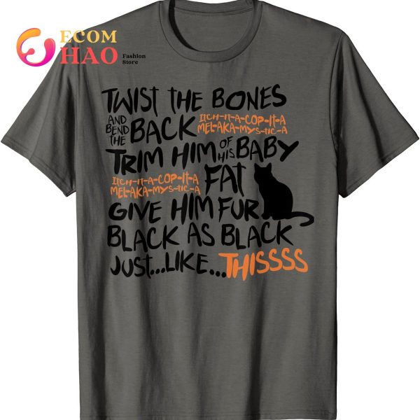 Happy Halloween 2021 Hocus Funny Pocus Twist The Bones T-Shirt