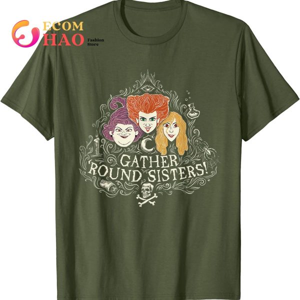 Hocus Pocus Gather’ Round Sanderson Sisters T-Shirt