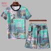 HOT Versace Gold White Limited T-shirts And Beach Shorts