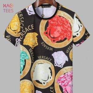 Luxury Versace Gold Black Limited Edition T-shirts And Beach Shorts Luxury Versace Gold Black Limited Edition T-shirts And Beach Shorts