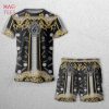 Luxury Versace Gold Black Limited Edition T-shirts And Beach Shorts