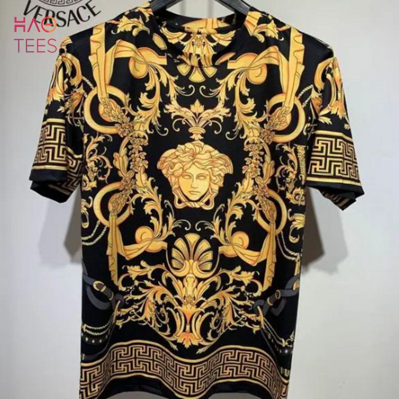 NEW Versace Gold Black Luxury T-shirts And Beach Limited Edition ...