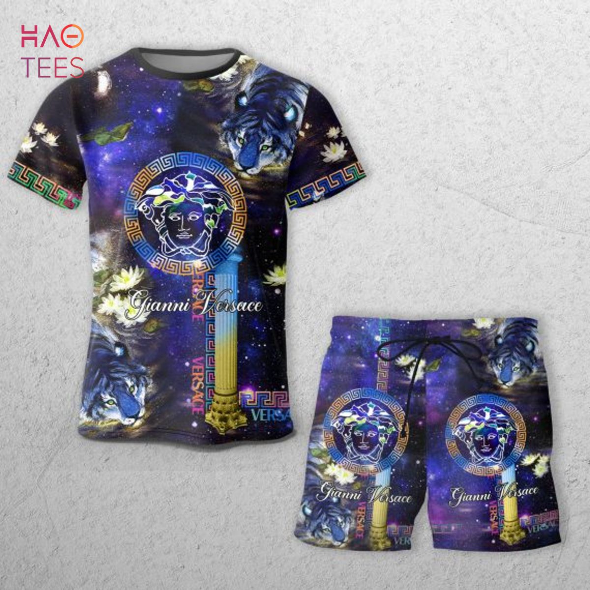 TRENDING Versace Saphia Limited T-shirts And Beach Shorts