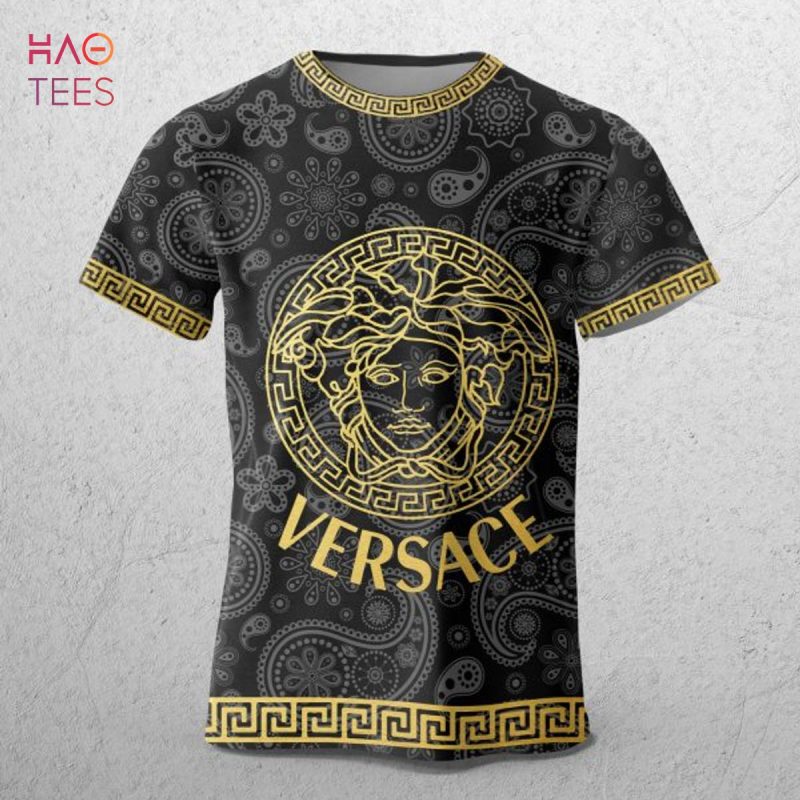 NEW Versace Gold Black Luxury T-shirts And Beach Limited Edition ...