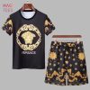Versace Gold Limited T-shirts And Beach Shorts POD Design