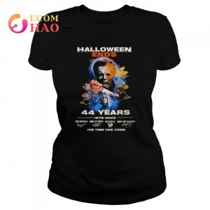 Halloween Ends 44 Years Signatures His Time Has Come 1978-2022 Shirt