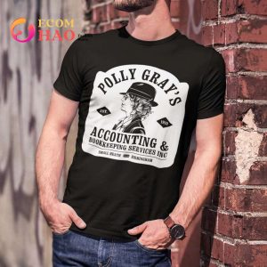 Polly Gray’s Accounting & Bookkeeping Services, Peaky Accountant T-Shirt