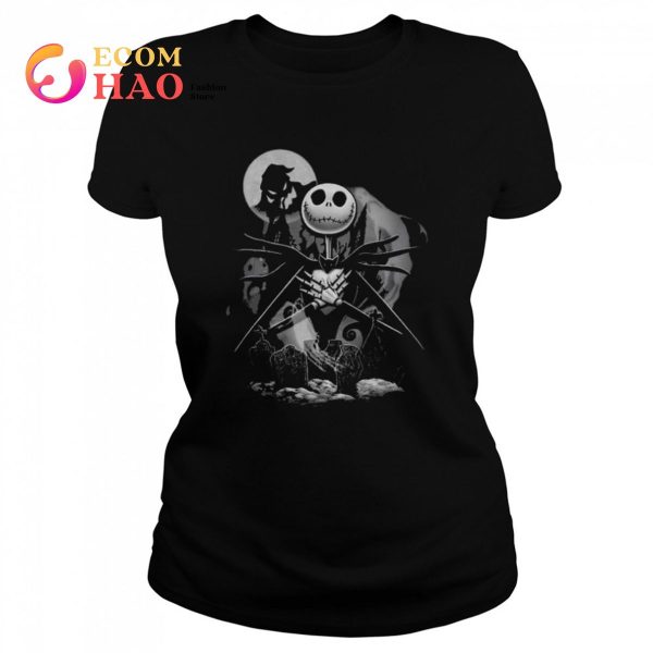 Jack Skellington Disney nightmare before Christmas jack night scene shirt