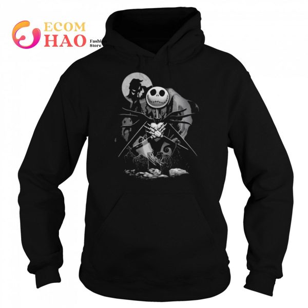 Jack Skellington Disney nightmare before Christmas jack night scene shirt