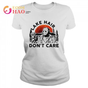 Jason Voorhees lake hair don’t care Halloween shirt