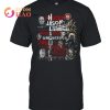 CHUCKY JASON VOORHEES LEATHERFACE MICHAEL MYERS GHOSTFACE JIGSAW FREDDY KRUEGER PENNYWISE PINHEAD shirt