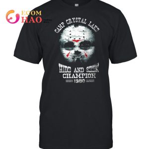 Jason Voorhees Camp Crystal Lake Hide And Seek Champion 1980 T-shirt