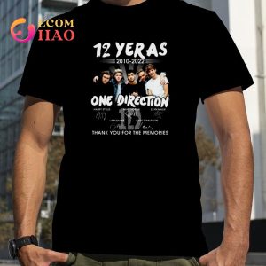 12 Years Of One Direction Signature Thank You For The Memories shirt – TJ61