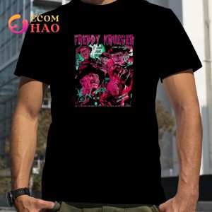 Freddy Krueger Horror Movie Fan Style 2022 Retro T shirt