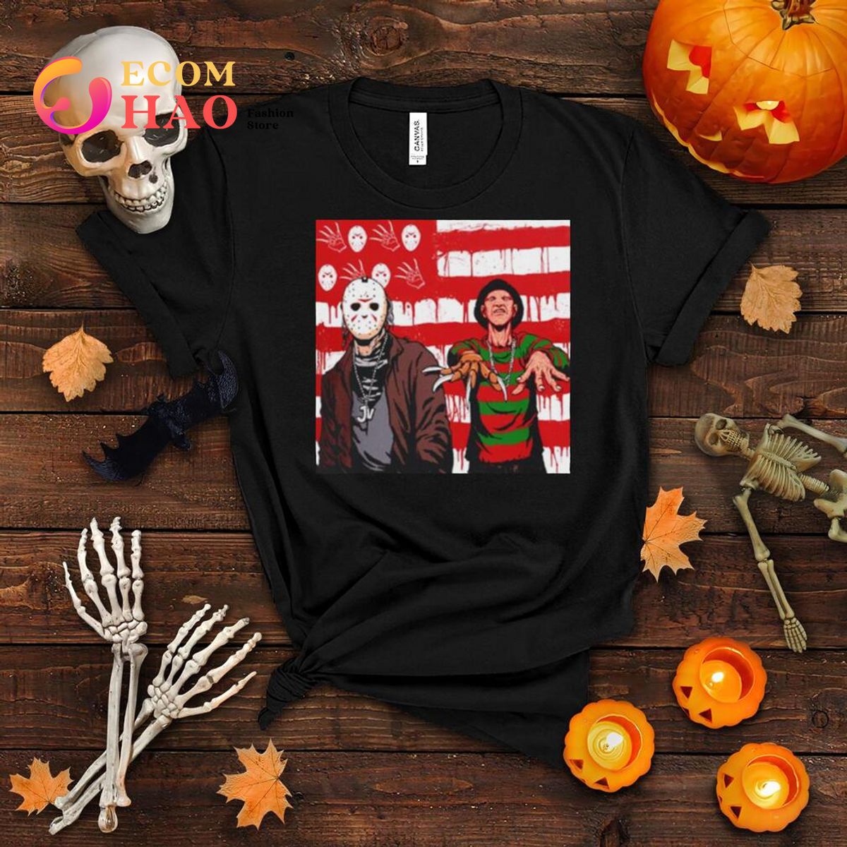 Freddy Krueger Jason Mashup Outkast and Stankonia shirt