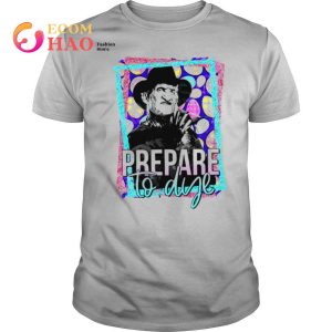 Freddy Krueger prepare to dye shirt