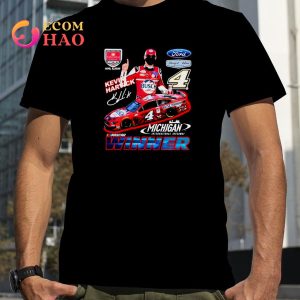 Signature Michigan International Speedway Retro Nascar Car Racing Kevin Harvick shirt