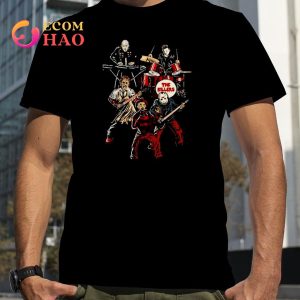 The Killers Band Michael Myers Freddy Krueger Jason Voorhees Hellraiser Leatherface shirt