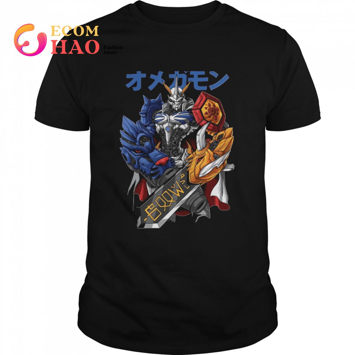 Mecha Omegamon Gundam shirt