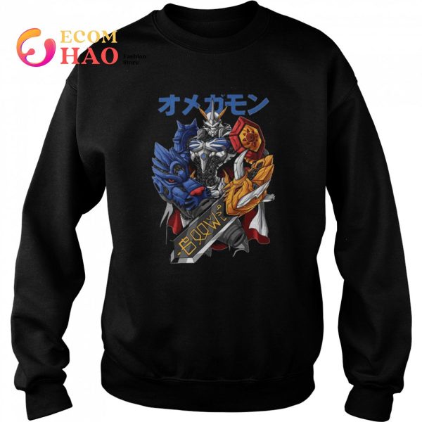Mecha Omegamon Gundam shirt