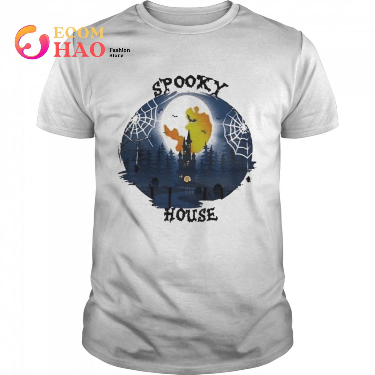 Spooky house halloween shirt