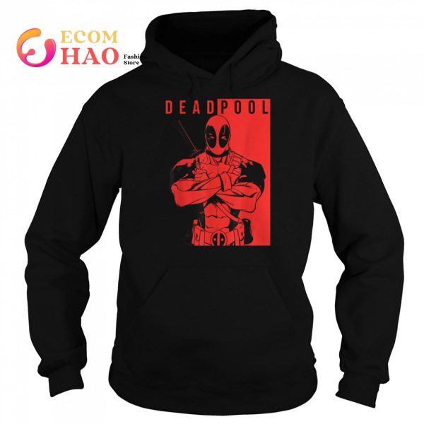 Marvel Deadpool Two-Toned Portrait Graphic T-Shirt