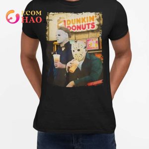 Michael Myers and Jason Voorhees Halloween Costume T-Shirt