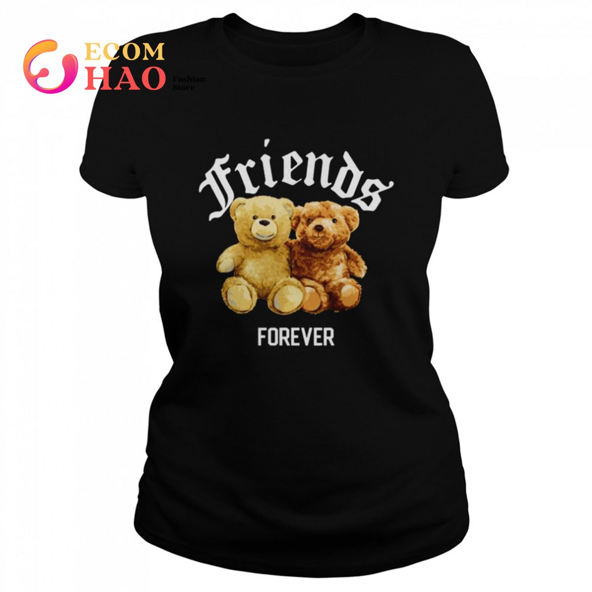 Teddy Bears Best Friends Forever Novelty Cool Design Shirt