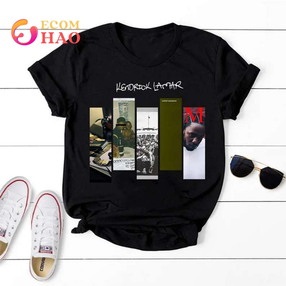 Kendrick Lamar Discography Vintage Album T-Shirt