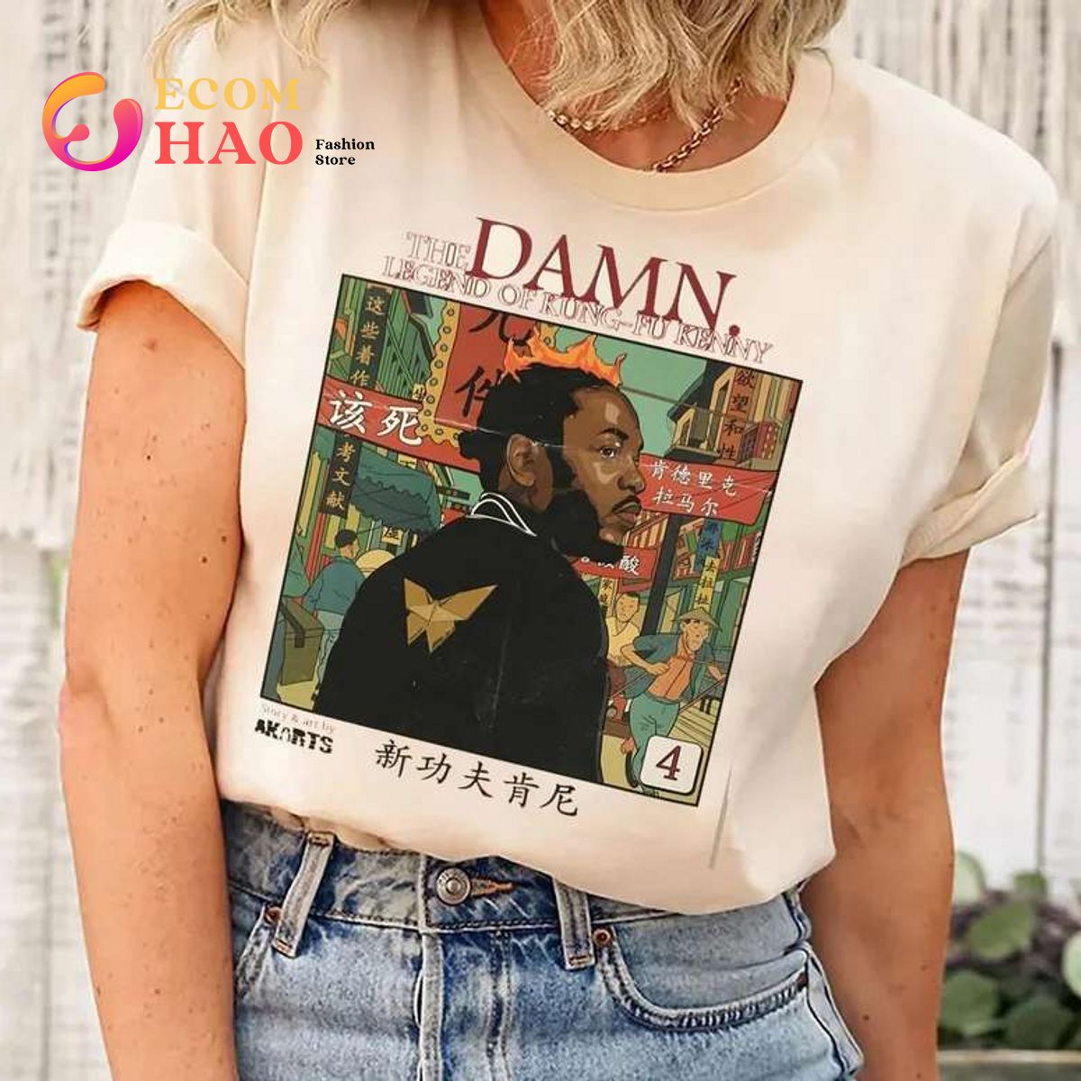 Kendrick Lamar Rapper Classic Graphic T-Shirt