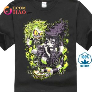 Beetlejuice Shirt Snake And Lydia Horror Gpth Premium Graphic T Shirt