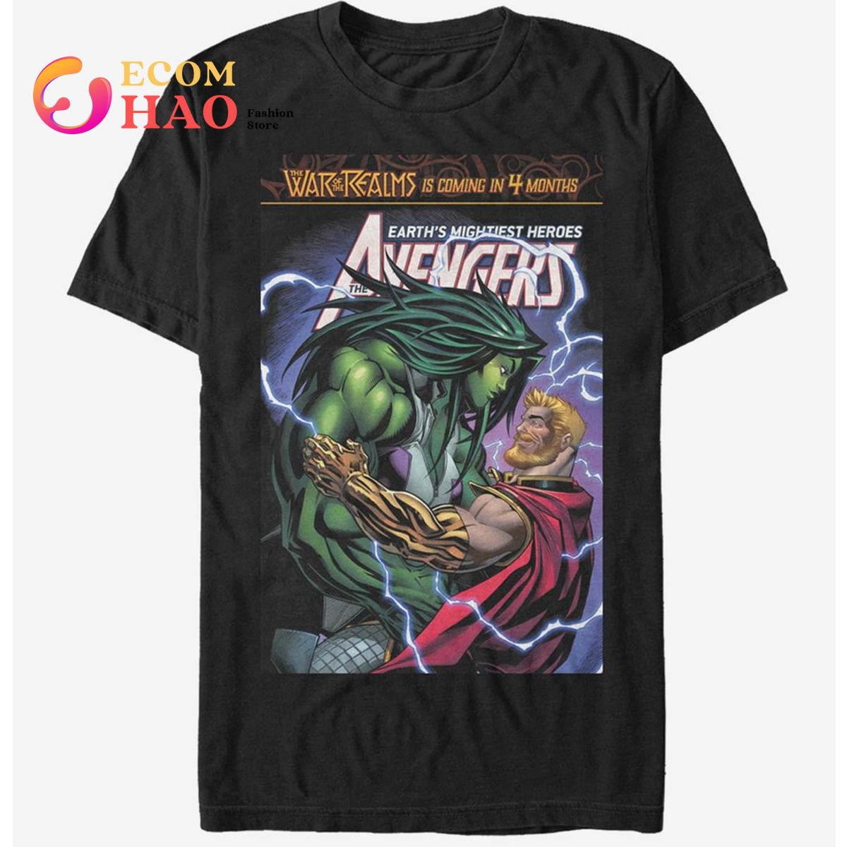 Marvel Hulk She Hulk Avengers T-Shirt