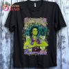 Marvel She-Hulk Vintage Floral Design Vintage Retro Comic Book T-Shirt