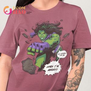 She Angry Popular Vintage Style She Hulk Fans T-Shirt